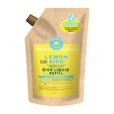 LEMON AIDE 廚房用補充裝清潔劑 原味檸檬, 450毫升, 1個