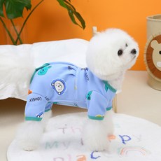 CooPets 狗狗小熊家居服, 藍色, 1個