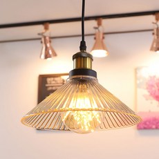 DAYSTAR HOUSE 玻璃1燈吊燈, 棕色