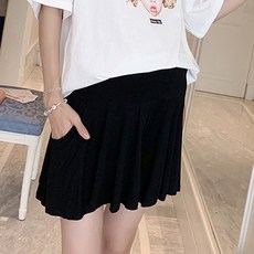 편안하고 부드러운 와이드 임산부 반바지