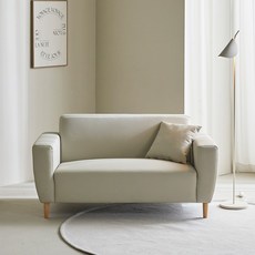 파로마 쉬라 2인용 소파 방문설치, 아이보리