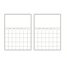 ABM KOREA 冰箱每月磁板A 2p