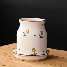 Mondspot 陶瓷復古擺飾大型湯勺烹飪工具餐具筒 RB20698, F, 1個