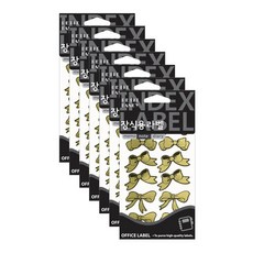Petit 裝飾用標籤索引貼紙 20-512, 金色, 7個