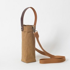 Teal Green 隨行杯袋, 棕色, 1個