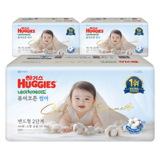 HUGGIES 好奇 Nature Made Summer棉質黏貼型尿布, 第2階段, 132片