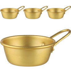 Chef Ring 韓式鍍鋁手柄馬格利酒碗 250ml, 4個, 銅色