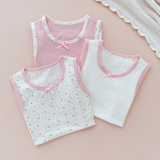 Avanqi 女童小花A款背心3件組