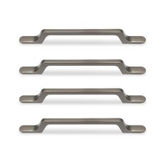 EASYWAY 2孔薄方形青銅家具把手, 4個