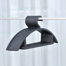 Bonheur House 防肩角防滑衣架, 50個, 黑色