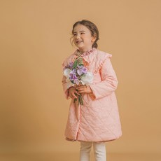 amareillael 女童 Big Kara 絎縫大衣