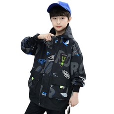 孩童時尚防風外套