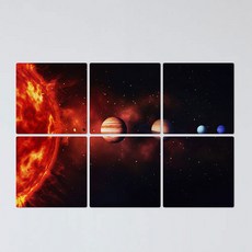 꾸밈 멀티액자 태양계행성 if506