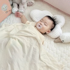 KICH Mellow& 嬰幼兒網眼毯, 象牙白