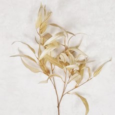 리버그린 올리브잎 가지 조화, 카멜, 1개