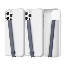 SINJIMORU 第3代夾扣式矽膠手機指環帶 210, 3個, 海軍藍