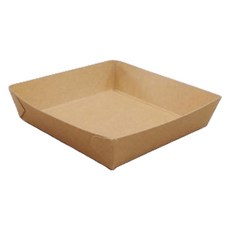 KP 正方形一次性托盤 大 140 x 140 x 23mm, 100個, 1入