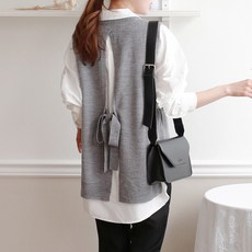 LOV'S 素色圓領針織背心