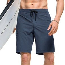 tesla 男士泳褲 沙灘褲 短褲 TM-MSB31, 海軍藍_NVY