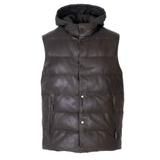 지모스 남성용 플래킷 가죽 조끼