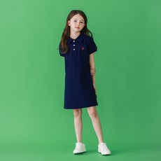 BEVERLY HILLS POLO CLUB 比佛利保羅 女童經典PK連身裙