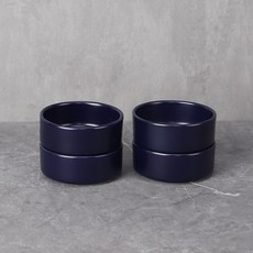 Bloom at home 素色圓形醬汁碗, 海軍，海軍，海軍，海軍, 4個