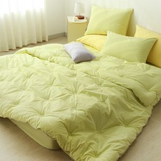 PACO HOME Compact高密度60支棉素色棉被, COCO LIME