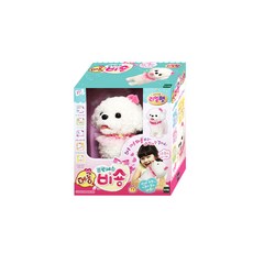 Real Pet 小公主造型吐舌比熊犬, 30cm, 混色