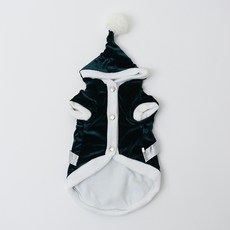 AMYLOVESPET 寵物毛球連帽衣服, 綠色