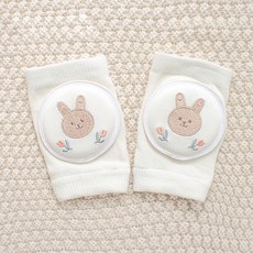 STARDOOR 嬰幼兒可愛刺繡網眼護膝 2件組, 兔子, 1個