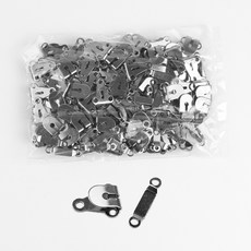 JSTrading 鉤環 褲鉤, 黑鎳色, 100個