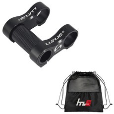 나야스타일 자전거 스템 + 전용 파우치 세트 CYYP-103-2PU, 블랙(스템), 1세트