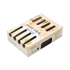 紙文化 Hello Art Calli Plus 明信片紙 10 黑色 200g 100張 + 毛筆筆組, A6, 1套