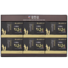 참한삼 6년근 흑홍삼액 골드, 30개, 70ml
