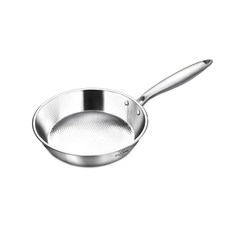 CASANI Cucina系列不鏽鋼單柄平底鍋 電磁爐適用, 20cm, 1個