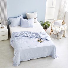 네오 인견 워싱 스프레드, 블루