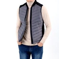 남성용 초경량 골프 집업 패딩 조끼 KNG1035