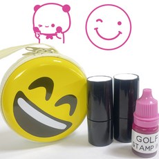 蘋果高爾夫球印章組, PINK A, 1套