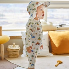 IAMBEBE 幼兒款冒險Safari太空服防曬衣