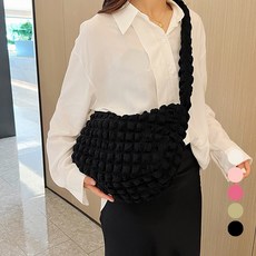 Elsso Cloud 雲朵日常散步斜背包, 黑色