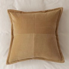 Witherhome 拿鐵色系燈芯絨抱枕套