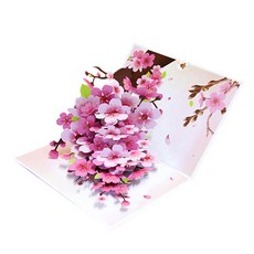 이음드림 벚꽃카드 입체 팝업카드 + 봉투