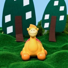 PASTEL PET 寵物迷你動物玩具, 黃色, 1個