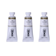 신한에쎈스 아크릴 컬러 물감 Tube A 시리즈 올리브 그린 3p, 1색, 50ml