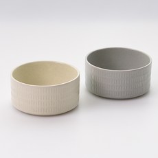 프렐류드 마틴 공기 2종 세트, 아이보리, 라이트그레이, 2세트