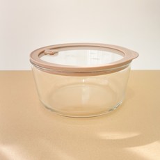 LEBENKUCHEN Breathe 耐熱強化玻璃密封容器, 2個