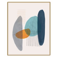 추상 일러스트 그림 인테리어 액자 IDP-067, 엣지 골드