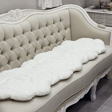 MaMaison 玫瑰超細纖維防滑冬季沙發墊