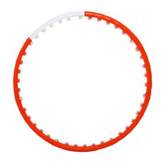 naria 按摩軟球呼拉圈, 1kg, 橘色 白色, 1個