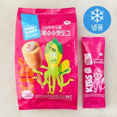 푸디버디 알알톡톡 노랑 옥수수핫도그 (냉동), 50g, 1개, 6개입